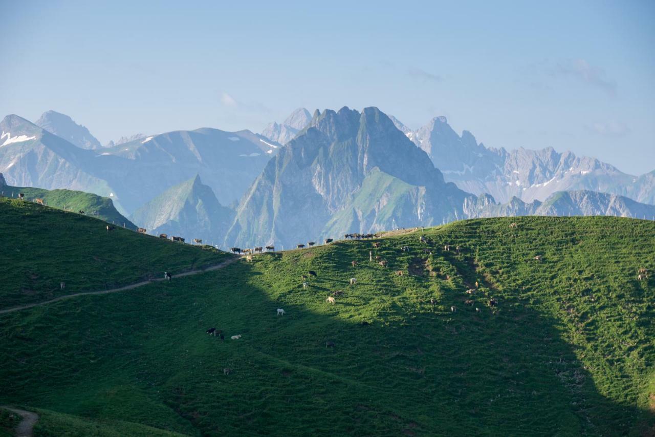 Geigers Ferienhaus Tiefenbach bei Oberstdorf Luaran gambar