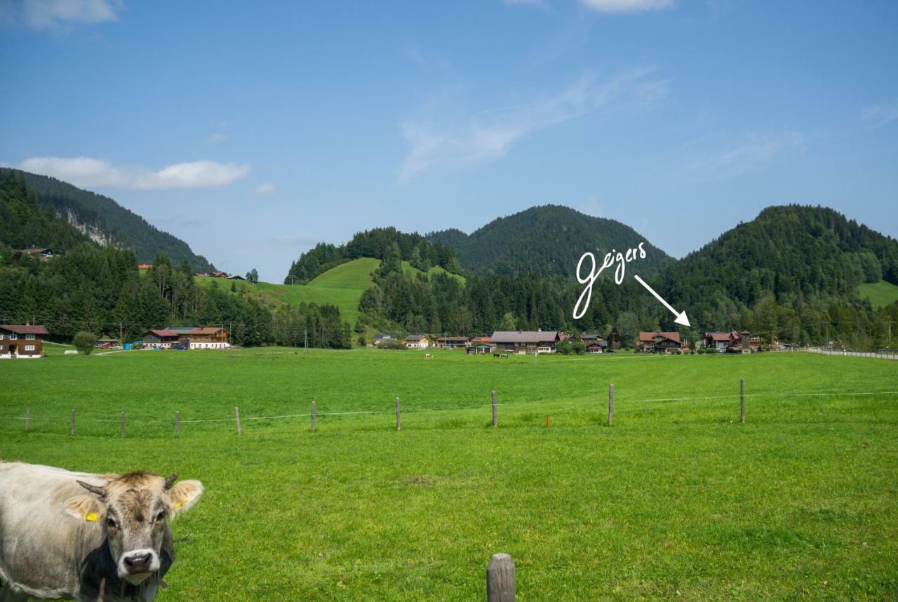 Geigers Ferienhaus Tiefenbach bei Oberstdorf Luaran gambar